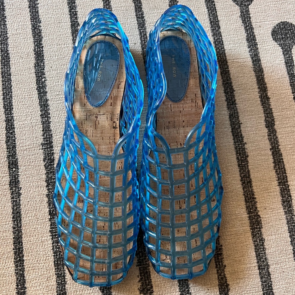 Blue Jelly Sandals